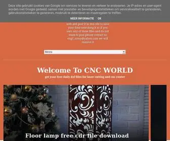 CNcworld.tk(Free DXF files (AutoCAD DXF)) Screenshot
