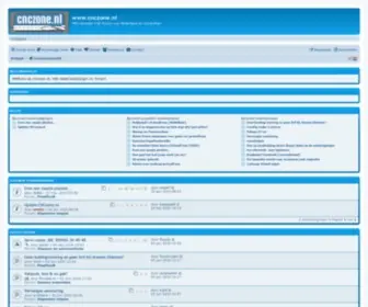 CNczone.nl(Forumoverzicht) Screenshot