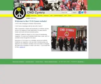 CNDCYmru.org(CND CymruHome) Screenshot