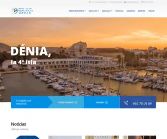 Cndenia.es(Web oficial del Real Club Náutico de Dénia) Screenshot