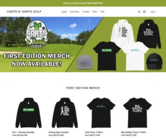 CNdgolf.com(Carts n' Darts Golf Apparel) Screenshot