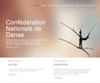 CND.info(Toutes les informations sur les évènements de danse en France prodigués par la CND) Screenshot