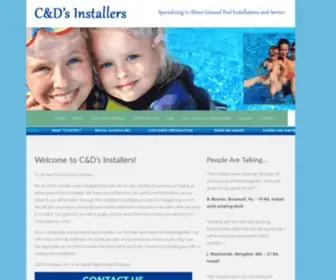 Cndinstallers.com(Above Ground Pool Installers) Screenshot