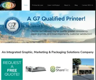 CNDprinting.com(Commercial Printing) Screenshot