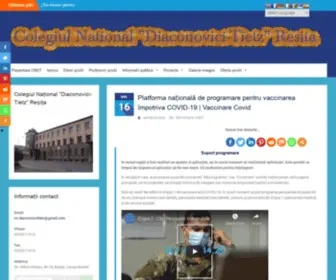 CNDT.ro(Colegiul Național ”Diaconovici) Screenshot