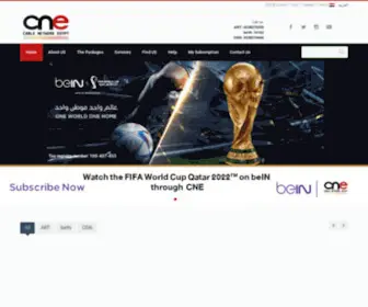 Cne-EG.com(Cable Network Egypt) Screenshot