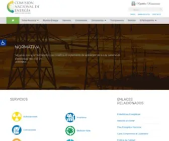 Cne.gob.do(La Comisión Nacional de Energía (CNE)) Screenshot