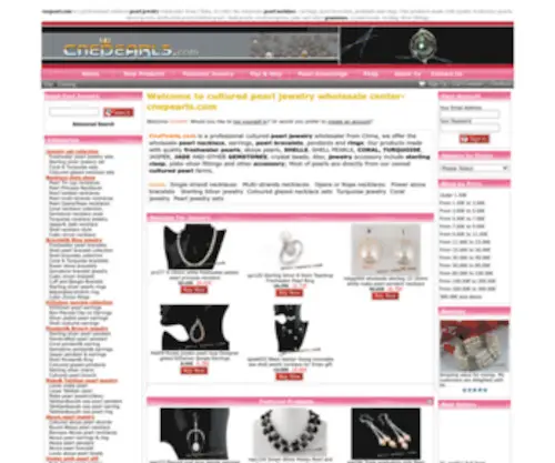 Cnepearl.com(Cnepearls Ltd) Screenshot