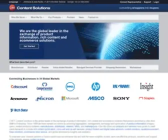 Cnetcontentsolutions.com(1WorldSync Content Solutions) Screenshot