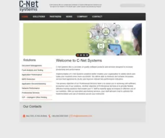 Cnetsystems.com(C-Net Systems AB) Screenshot