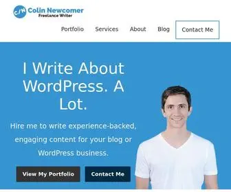 Cnewcomer.com(Colin Newcomer) Screenshot