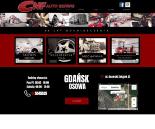 CNF.com.pl(CNF AUTOSERWIS) Screenshot