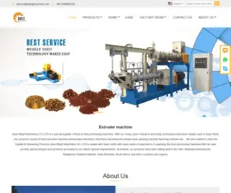 Cnfeedextruder.com(Jinan Bright Machinery CO) Screenshot