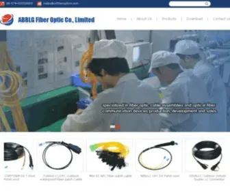 Cnfiberoptics.com(Fiber Optic Patch cord) Screenshot