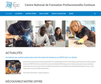 CNFPC.lu(Le CNFPC) Screenshot