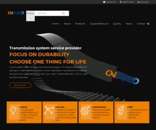 Cnfulo.com(NingBo Fulong Synchronous Belt Co) Screenshot