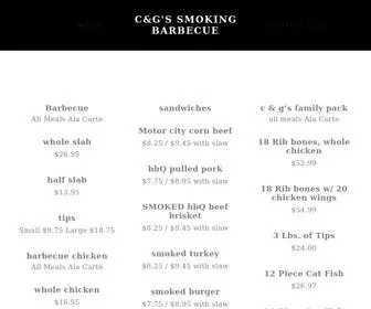 CNGBBQ.com(C&G's Smoking Barbecue) Screenshot