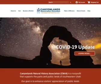 Cnha.org(Canyonlands Natural History Association) Screenshot