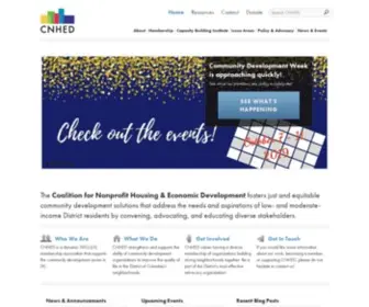 Cnhed.org(The Coalition for Nonprofit Housing & Economic Development) Screenshot