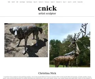 Cnick.ca(International artist) Screenshot