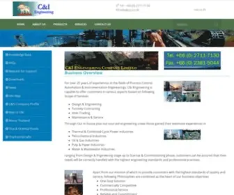 Cni.co.th(C&I Engineering Company Limited) Screenshot