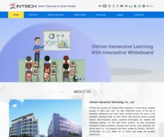 Cnintech.com(Top OEM Smartboard & Interactive Whiteboard Supplier) Screenshot