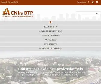 Cnirsbtp.org(Corporation Nationale des Ingénieurs BTP Home) Screenshot