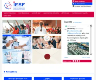 Cnisf.org(Ingénieurs et Scientifiques de France) Screenshot