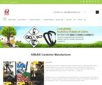 Cnkimjee.com(KIMJEE Carabiner Manufacturer) Screenshot