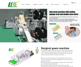 CNLcmachinery.com(Face Mask Making Machine Manufacturer) Screenshot