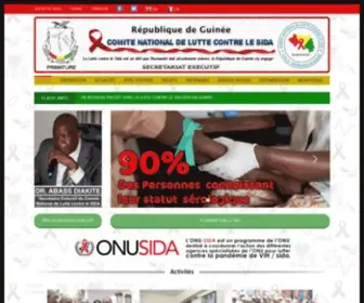 CNLS-Guineeconakry.org(Comité National de lutte contre le SIDA) Screenshot