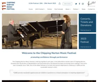 CNMF.org.uk(Chipping Norton Music Festival) Screenshot