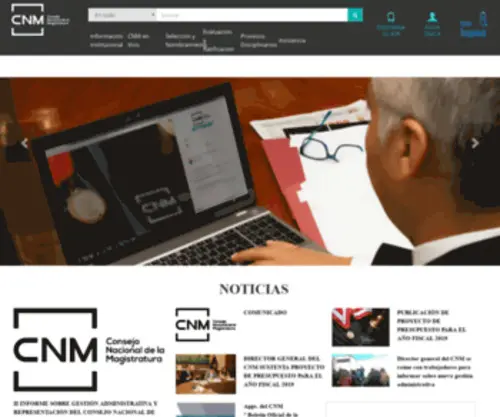 CNM.gob.pe(CNM) Screenshot