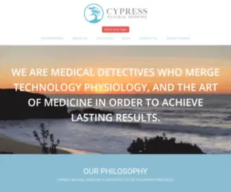 CNmhealth.com(Cypress Natural Medicine Health) Screenshot