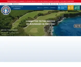 Cnmicommerce.com(CNMI Department of Commerce) Screenshot