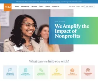 CNM.org(Center for Nonprofit Management) Screenshot