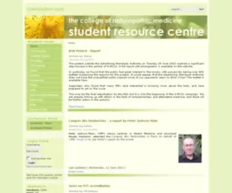 CNMstudent.com(Log in) Screenshot
