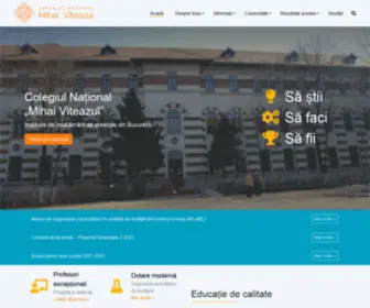 CNMV.ro(Colegiul Național "Mihai Viteazul" București) Screenshot