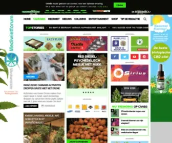 CNNBS.nl(Het eerste en leukste online cannabis nieuws en lifestyle magazine van Nederland) Screenshot