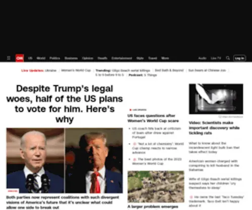 CNN.com(Cnn news) Screenshot