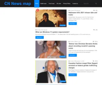 Cnnewsmap.com(Cn news map) Screenshot
