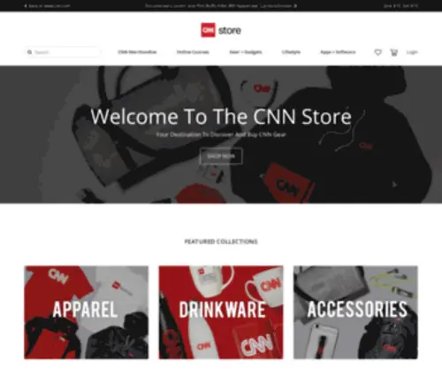 CNNstoreonline.com(CNN Store Online) Screenshot