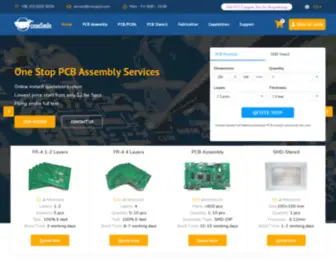 Cnospcb.com(PCB Prototype Manufacturing & PCB Assembly) Screenshot