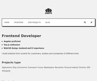 Cnotv.xyz(Frontend Developer) Screenshot