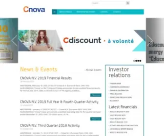 Cnova.com(The CNOVA website) Screenshot