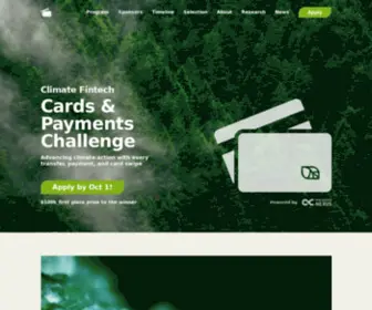 CNPchallenge.com(Climate Fintech) Screenshot