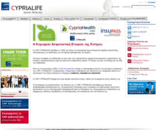 CNPCYprialife.com(Cnp cyprialife) Screenshot