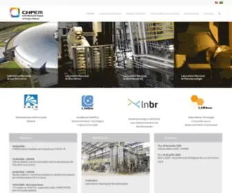 Cnpem.br(The brazilian center for research in energy and materials (cnpem)) Screenshot