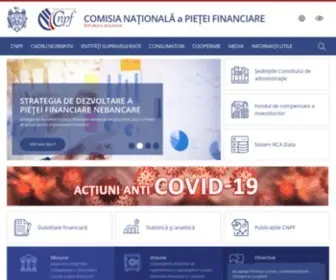 CNPF.md(Comisia Naţională a Pieţei Financiare) Screenshot