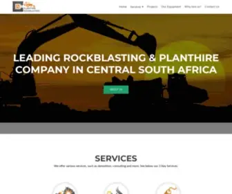 CNplanthire.co.za(C&N Planthire and Rock Blasting) Screenshot